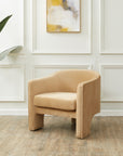 Couture Londyn Velvet Accent Chair - From Where -