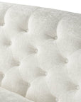 Cream Velvet Tufted Sofa - From Where -