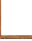 Crescent Wooden Beveled Wall Mirror - From Where -