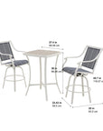 Crestview 3 - Piece Bar Height Patio Set - From Where -