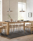 Cutler Oak Extendable Dining Table (72"–92") - From Where -