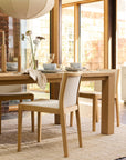 Cutler Oak Extendable Dining Table (72"–92") - From Where -