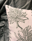 Dahlia - Pure Linen Throw Pillow Cover - From Where Finds -