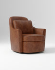 Dallas Leather Swivel Chair - From Where -