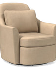 Dallas Leather Swivel Chair - From Where -