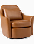 Dallas Leather Swivel Chair - From Where -