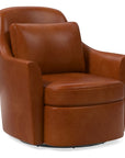 Dallas Leather Swivel Chair - From Where -