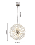 Dandelion Crystal Firework Chandelier - From Where -