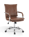 Dareece Leather Task Chair - From Where -