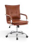 Dareece Leather Task Chair - From Where -