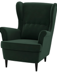 Dark Green Wing Chair - From Where -