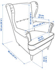 Dark Green Wing Chair - From Where -
