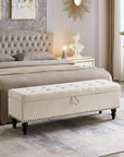 https://www.walmart.com/ip/59-Ottoman-Bench-Build-in-Storage-Folding-Storage-Linen-Wood-Legs-Upholstered-Bedroom-Button-Tufted-Entryway-Bedroom-Beige/5434653978