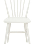 Safavieh Winona Spindle Back Dining Chair Set 2, White Natural