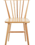 Safavieh Winona Spindle Back Dining Chair Set 2, White Natural