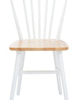 Safavieh Winona Spindle Back Dining Chair Set 2, White Natural