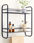 Deco Curve Metal Wall Shelves - From Where -