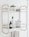 Deco Curve Metal Wall Shelves - From Where -