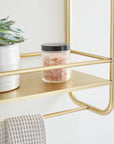 Deco Curve Metal Wall Shelves - From Where -