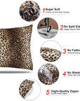 Decorative Cheetah Body Pillow Cover - From Where -