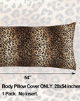 Decorative Cheetah Body Pillow Cover - From Where -