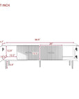 Delicate TV Stand for TV up to 75in - From Where Finds -