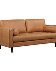 Dennes Leather Sofa - From Where -