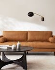 Dennes Leather Sofa - From Where -