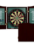 Derbyshire Dart Board Cabinet Set - From Where -