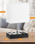 Desk Lamp with 2 Charging Outlets - From Where -