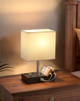 Desk Lamp with 2 Charging Outlets - From Where -
