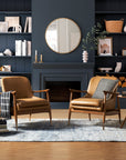 Desmond Leather Armchair - From Where Finds -