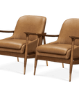 Desmond Leather Armchair - From Where Finds -