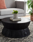 Detroit Black Coffee Table - From Where -