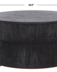 Detroit Black Coffee Table - From Where -