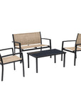 Devoko 4 Pieces Patio Furniture - From Where -