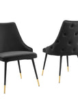 Diana Velvet Dining Chair - From Where -