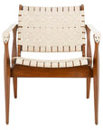 Dilan Leather Safari Chair - From Where -