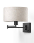 Dimmable Swing Arm Wall Sconce - From Where -