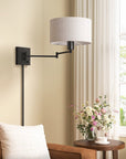 Dimmable Swing Arm Wall Sconce - From Where -
