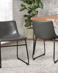 Dining Chairs with Metal Leg (Set of 2) - From Where -