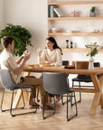 Dining Chairs with Metal Leg (Set of 2) - From Where -