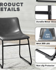 Dining Chairs with Metal Leg (Set of 2) - From Where -