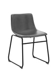 Dining Chairs with Metal Leg (Set of 2) - From Where -