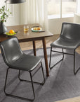 Dining Chairs with Metal Leg (Set of 2) - From Where -
