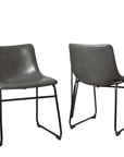Dining Chairs with Metal Leg (Set of 2) - From Where -