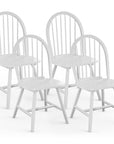 Dining Chairs with Spindle Back (Set of 4) - From Where -