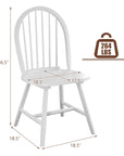 Dining Chairs with Spindle Back (Set of 4) - From Where -