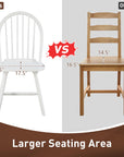 Dining Chairs with Spindle Back (Set of 4) - From Where -
