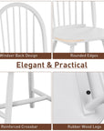 Dining Chairs with Spindle Back (Set of 4) - From Where -